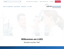 Tablet Screenshot of luks.ch