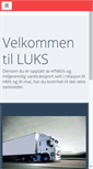Mobile Screenshot of luks.no